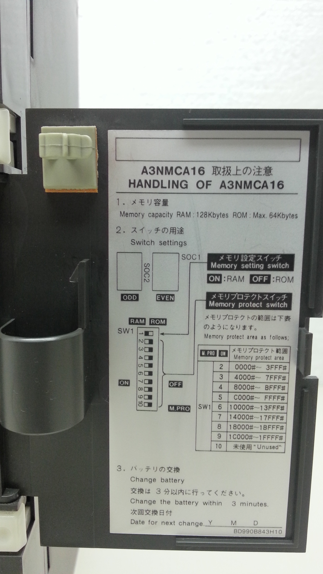 A3A Mitsubishi CPU Melsec cpu module
