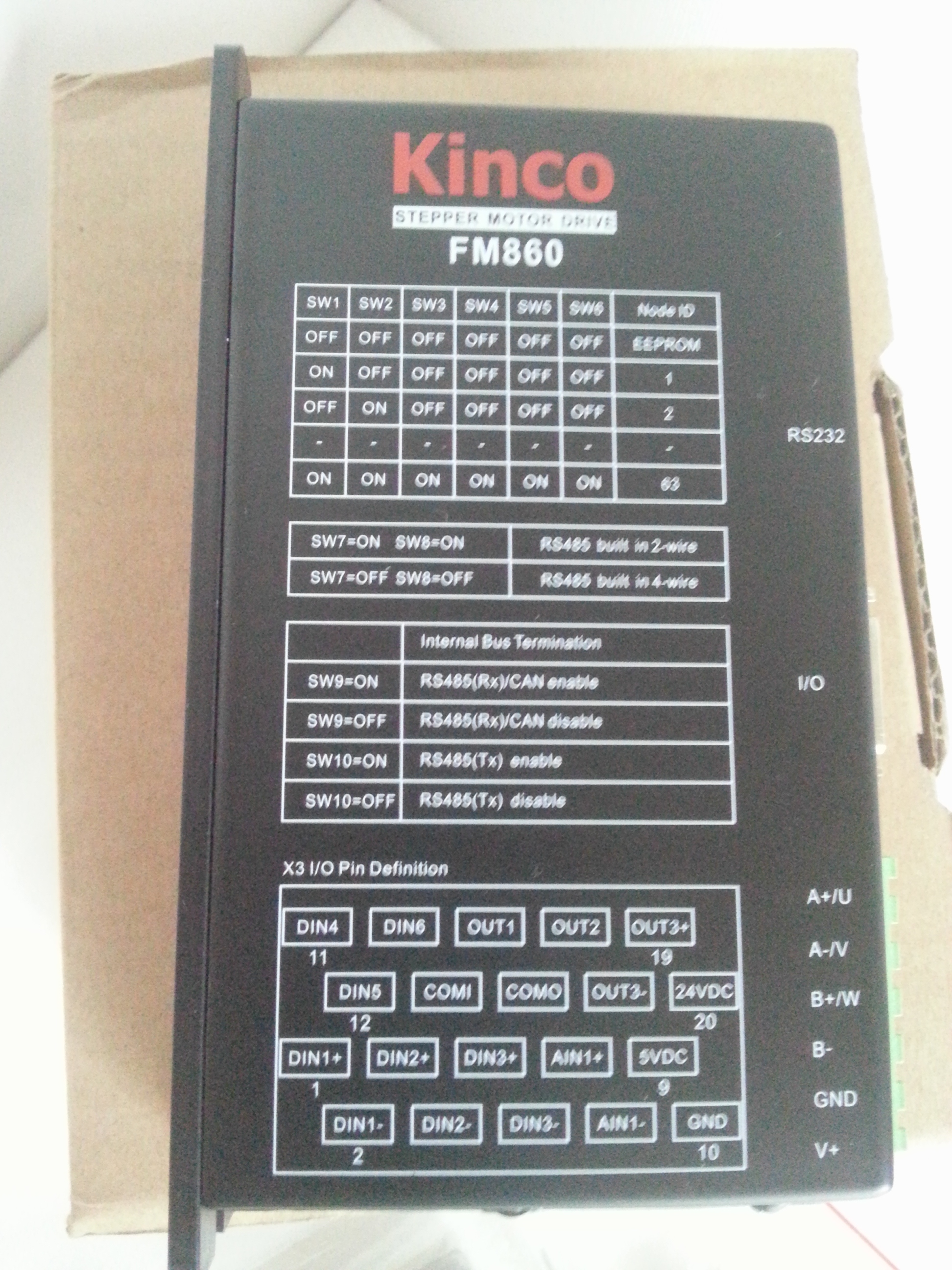 FM880-EA-000 2-3phasestepper motor driver Ethercat kinco